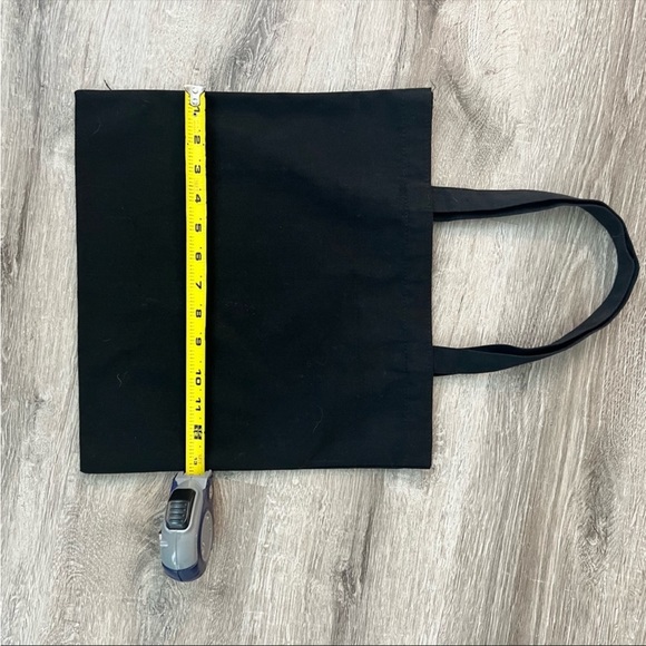 Reformation Canvas Tote Bag in Black, Small - Picture 3 of 4